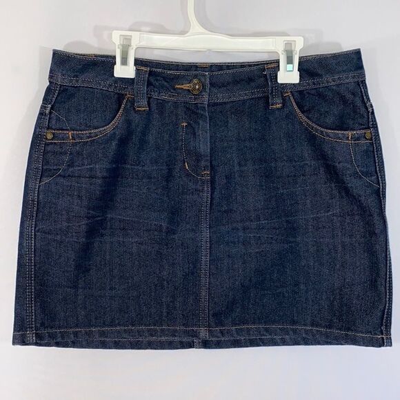 George Ana Denim Mini Skirt - Picture 1 of 11
